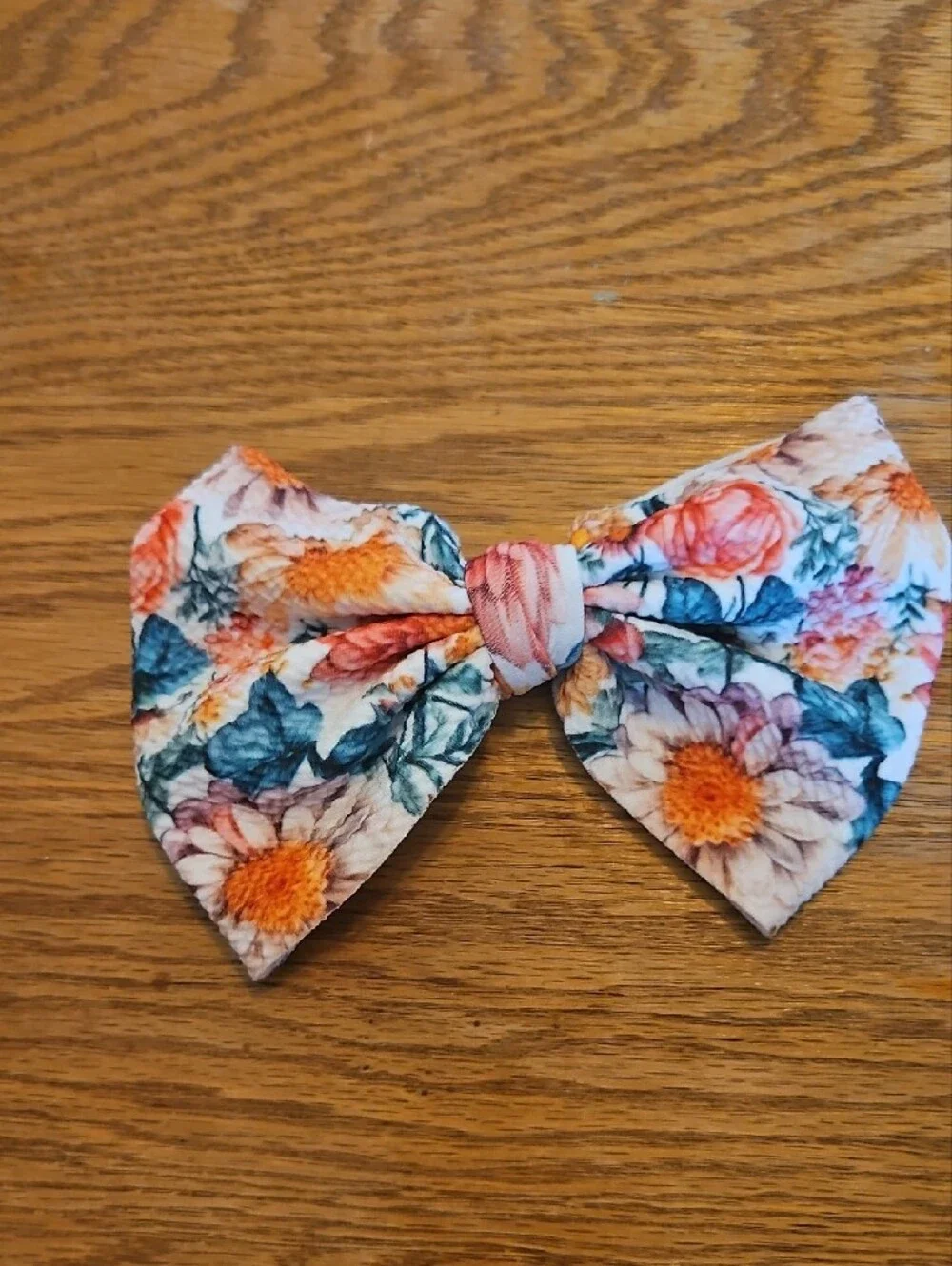 Tacos And Florals Bows On Clips